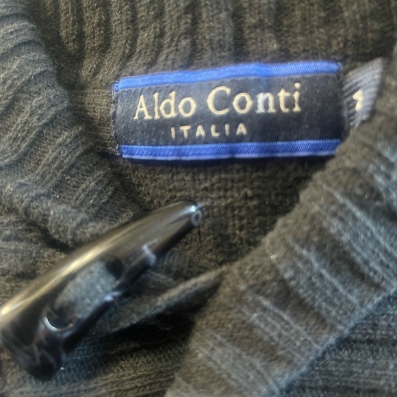 Men's black  Sweater Aldo Conti Italia size M - Picture 7 of 7